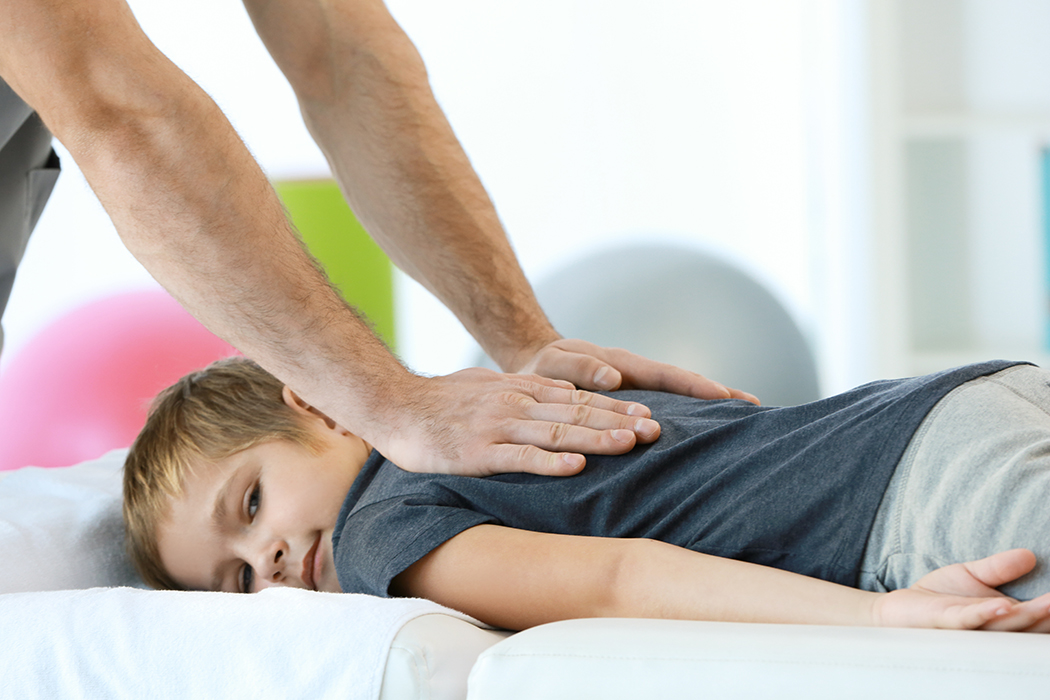 Physiotherapie mit Kinder